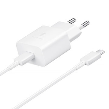 CARGADOR SAMSUNG 15W POWER ADAPTER C/ CABLE WHITE EP-T1510XWEGWW