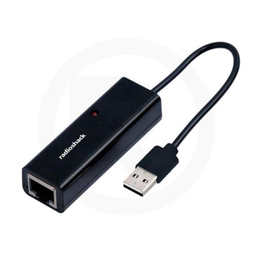 ADAPTADOR USB 2.0 A ETHERNET NEGRO