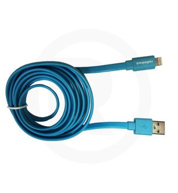 CABLE LIGHTNING PLANO A USB 6 PIES