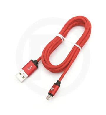 CABLE USB2 0 AM A MICRO USB M TRENZ ROJA 6P