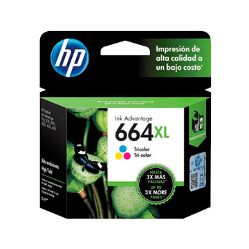 CARTUCHO DE TINTA HP  664XL COLOR F6V30AL 8ML