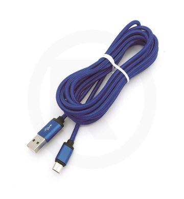 CABLE USB2 0 AM A MICRO USB M TRENZ AZUL 9P